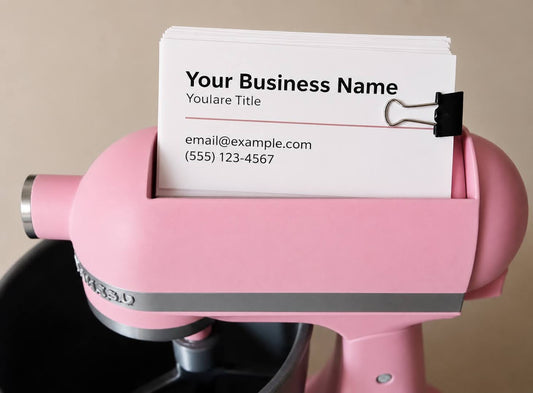 Custom Kitchen Aid Business Card Holder